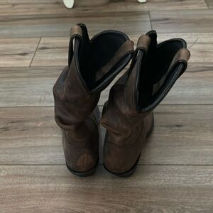 Dark brown Durango leather boots